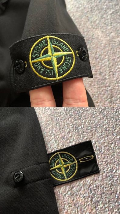 Зіп худі Stone Island Cotton zip hoodie black