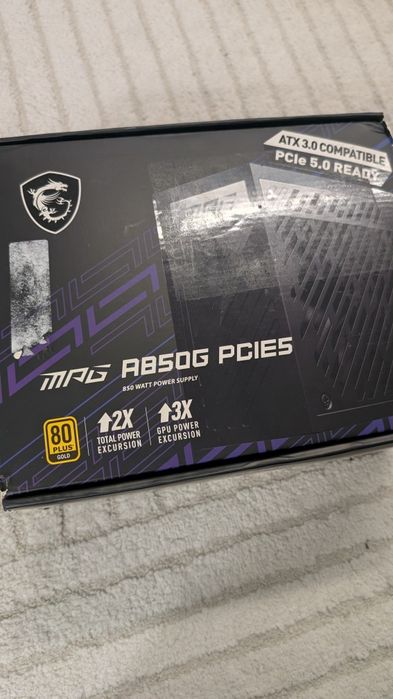 Zasilacz komputerowy MSI MPG A850G PCIE5 ATX 3.0
