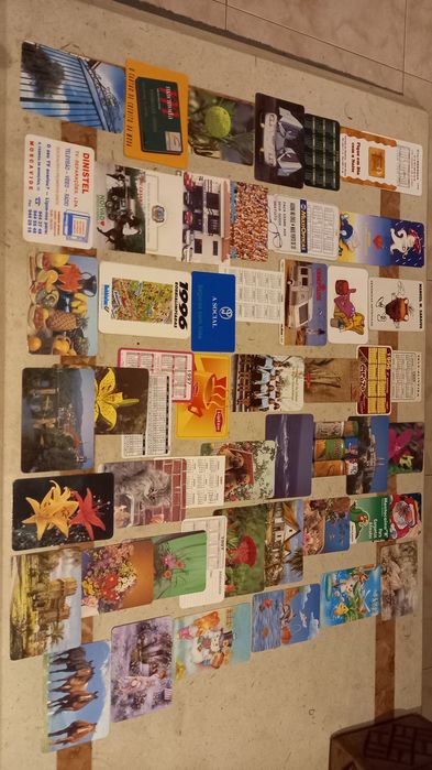 Grande oportunidade!!! Vendo coleção ⁷de 209 calendários a bom preço