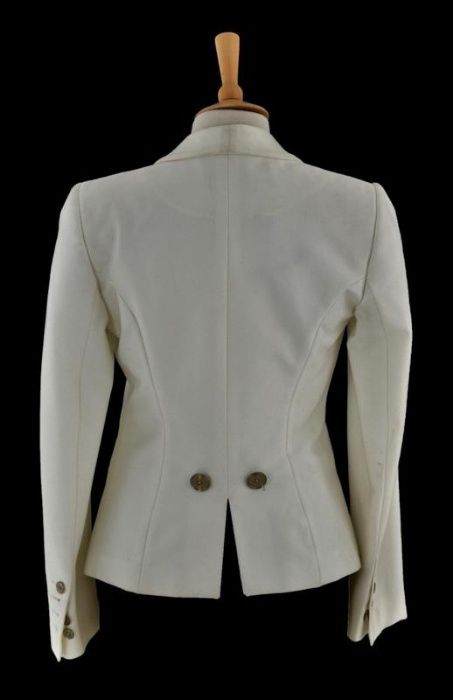 AQUASCUTUM LONDON, Casaco Curto de Senhora Tom Pérola *NOVO* Lã e em