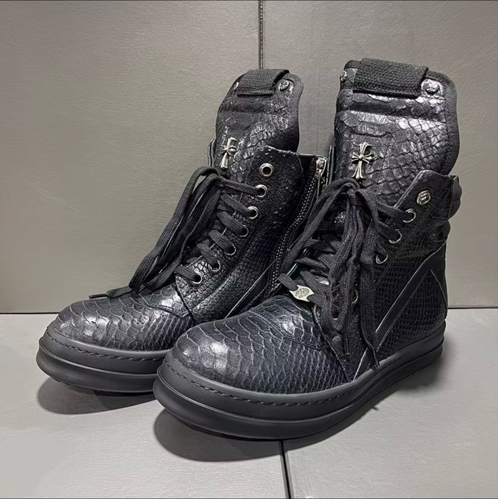Rick Owens Geobasket Chrome Hearts