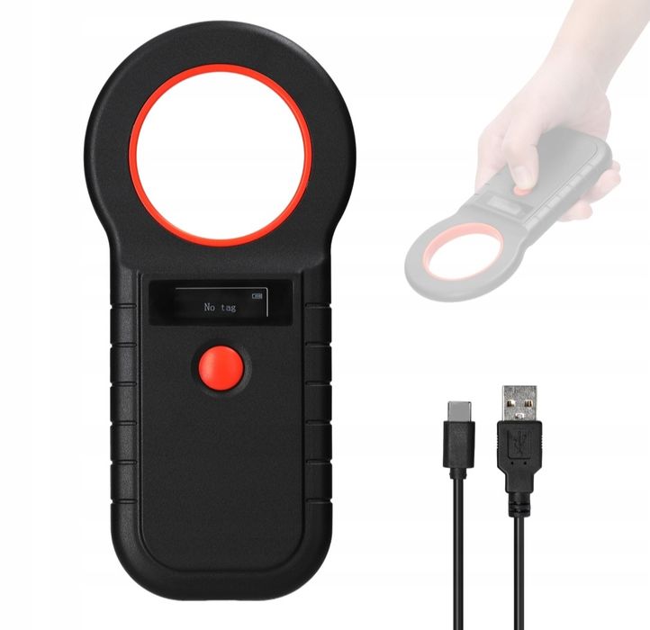 PET Microchip Reader Skaner bezprzewodowy RFID RFID Skaner chipów JM