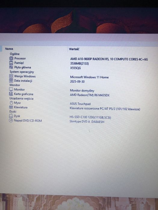 Sprzedam Laptop ASUS