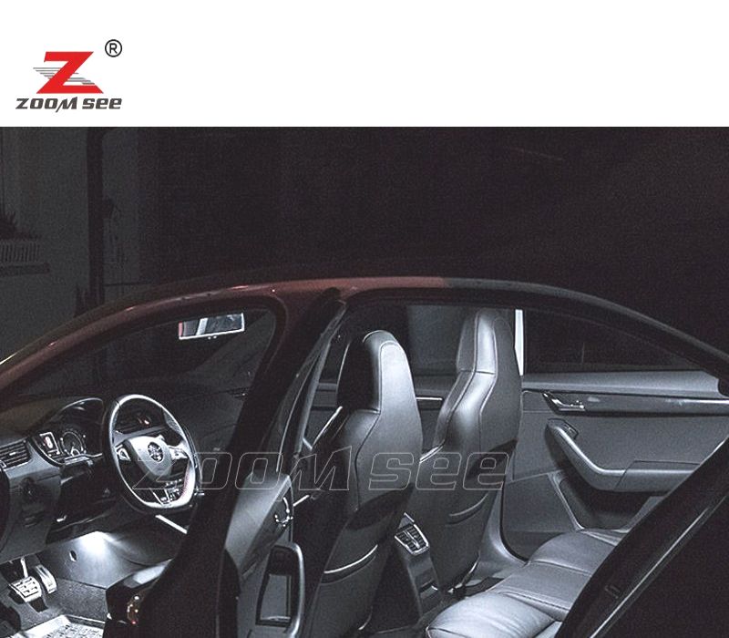 KIT COMPLETO DE 16 LÂMPADAS LED INTERIOR SKODA OCTAVIA 3 MK3 MKIII 5E3 RS 13-20