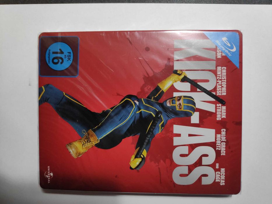 Kick-ass kickass blu-ray steelbook, wydanie niem, audio i napisy ang