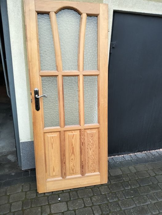 Drzwi drewniane 80x200