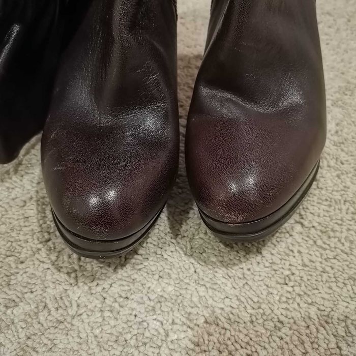 Sprzedam skórzane brązowe kozaki Michael Kors rozm. 39,5 - 40