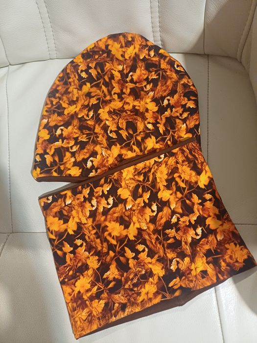 Nowy komplet komin I czapka do 59 cm obwód glowy