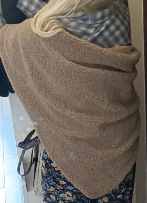 Chusta ponczo maxi polarek