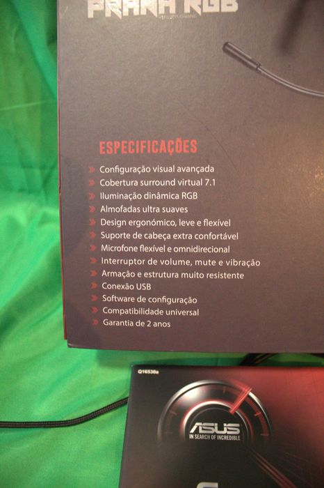 Headset Gaming PRANA RGB – Som 7.1, Iluminação LED, USB