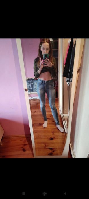 Jeansy rurki firmy Denim rozmiar M