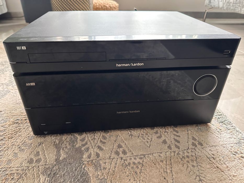 Harman Kardon AVR370 + BDT 30 + kpl głośników HKTS