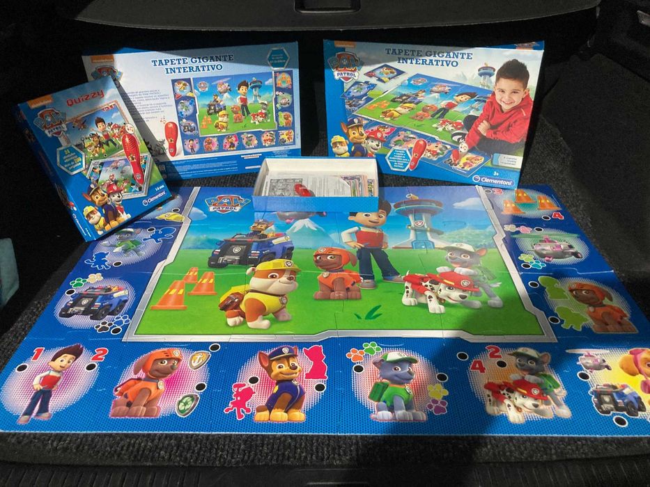 Tapete Gigante Interativo Patrulha Pata