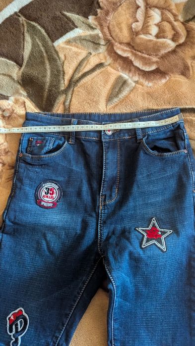 Детские утеплённые джинсы