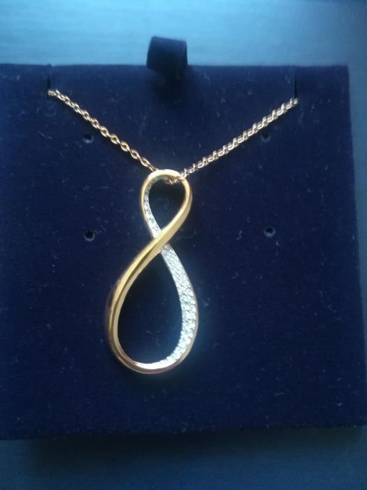 Swarovski Nowa pozłacana zawieszka oryginalna