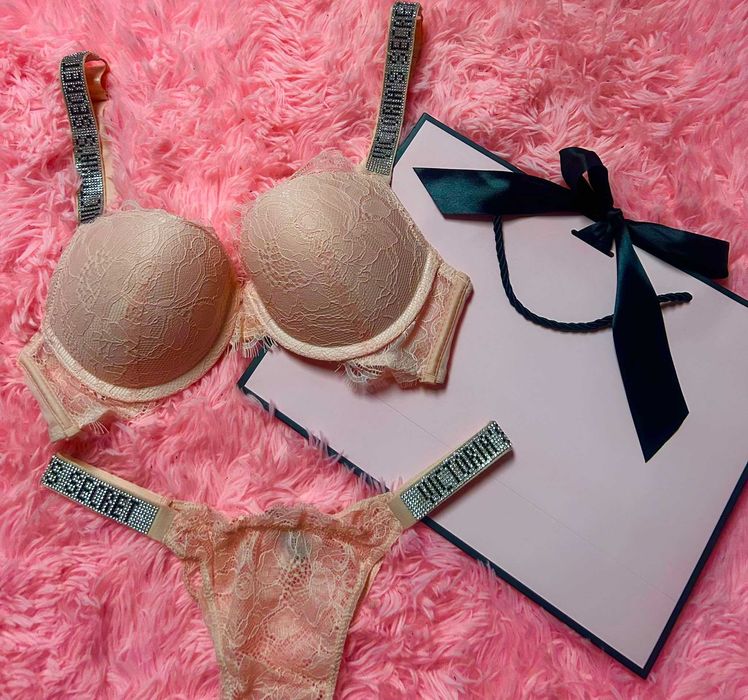 sexi komplet bielizny victoria secret prezent koronka zestae kobiet