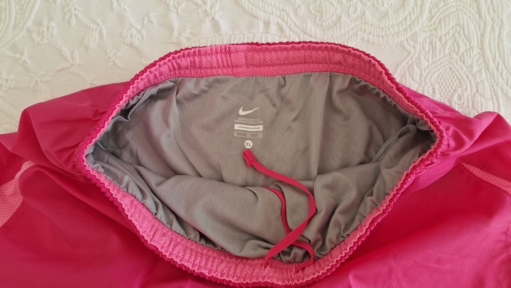 Calções Nike, rosa, tamanho XL
