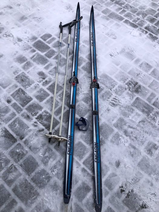 Бігові лижі, комплект Engadin Plenk ( Fischer )