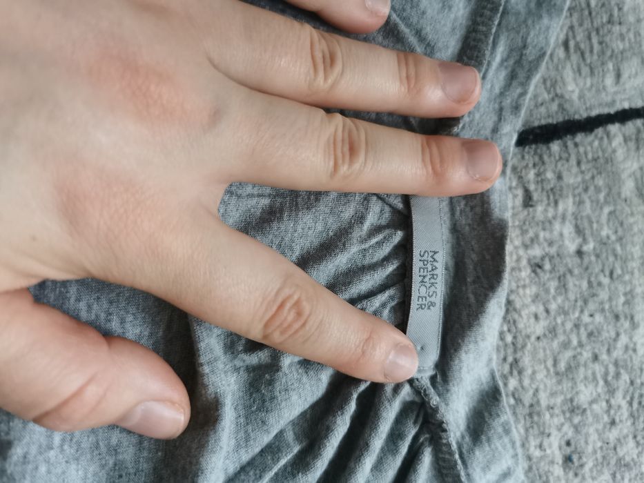 Szara bluzka Marks&Spencer 100 %bawełna