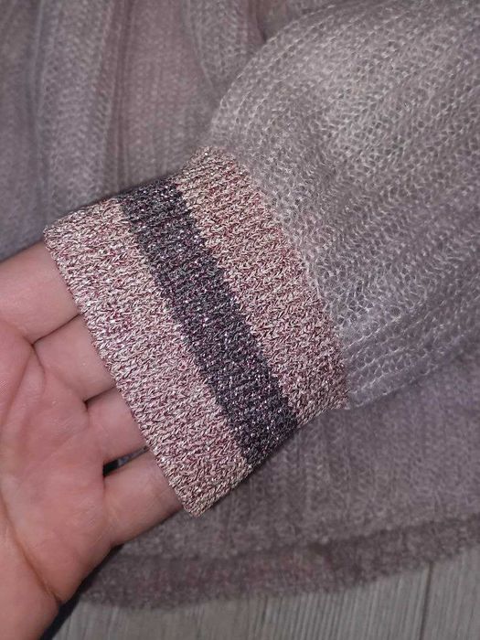 Мохеровый джемпер паутинка Luisa Cerano шерсть мохер