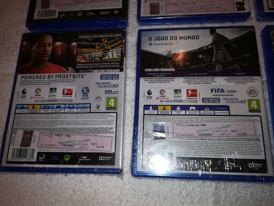 fifa 17 e 18 (jogos ps4) jogos playstation 4