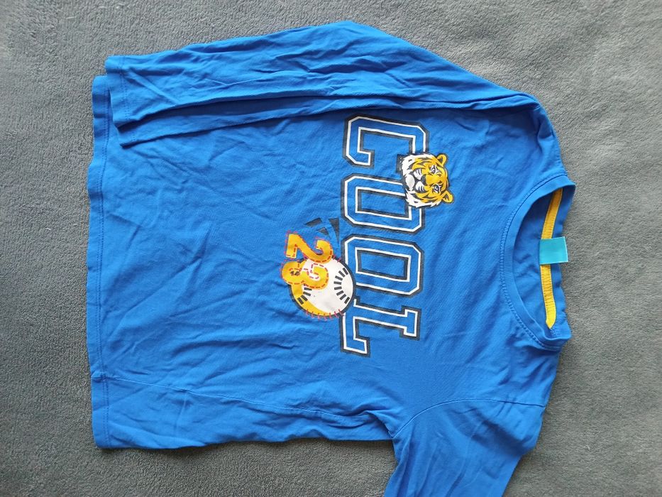 Koszulki długi rękaw, r. 128. 6 sztuk