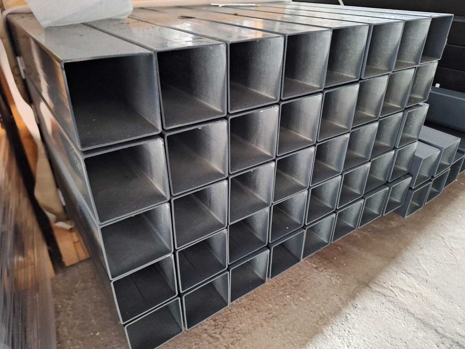 Słupek 80x80x2 2,3mb ocynk RAL 7016 | RAL 9005