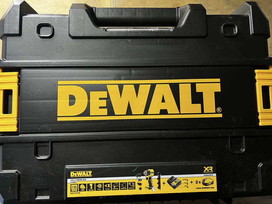 Дриль/шуруповерт DeWalt DCD803P2T Новий!