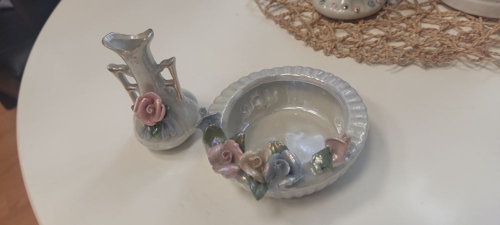 Komplet wazonik i pudełeczko