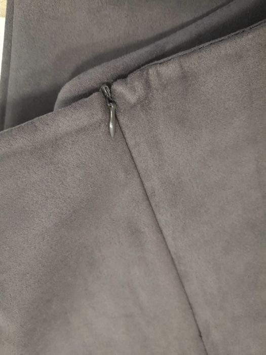 Spódnica midi S M imitacja zamszu elegancka