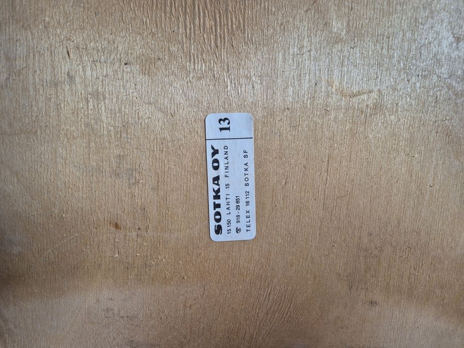 18szt Krzesło gięte sztaplowane vintage Z FINLANDII retro unikat