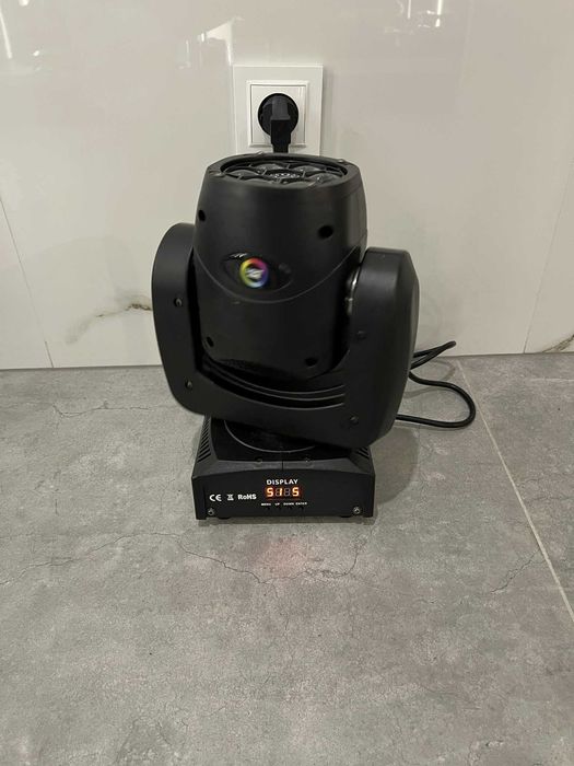 2 głowy Light4me Wizzard, ruchoma głowa LED z laserem/Komis Krzysiek