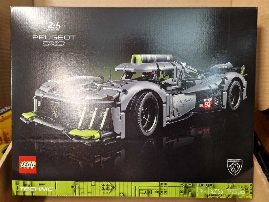 NOWE LEGO 42156 Technic - PEUGEOT 9X8 24H Le Mans Hybrid Hypercar STAN IDEALNY