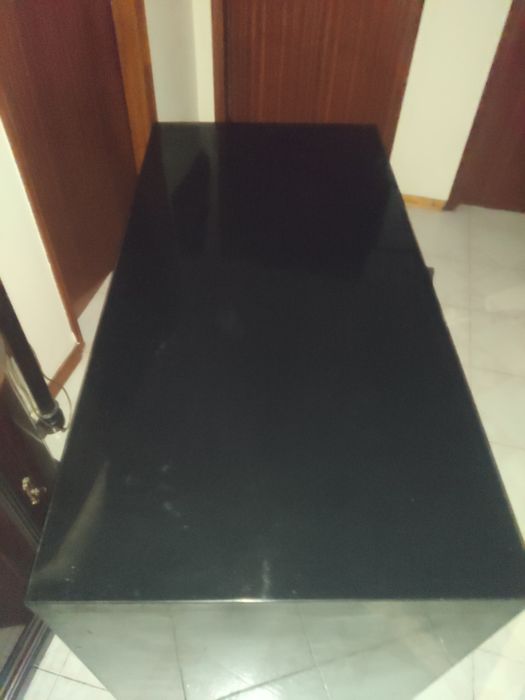 Secretária preta 118x59x75 cm