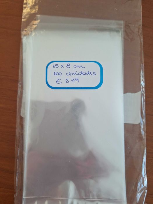 Sacos de celofane para embalagem de presentes, doces, salgados, etc.