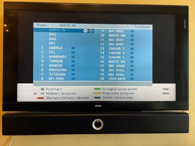 TV Loewe Individual Dual 32" Selection + podstawa + uchwyty + pilot
