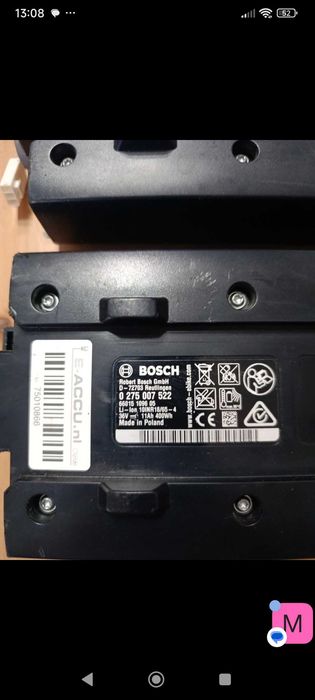 Baterie Bosch PowerPack / Gazelle do regeneracji