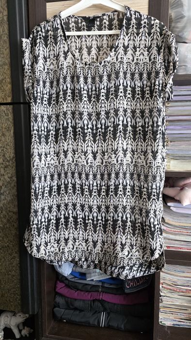 Cieniutka bluzka tunika damska H&M  34.