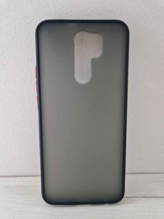 Vennus Color Button Bumper do Xiaomi Redmi 9 Czarny