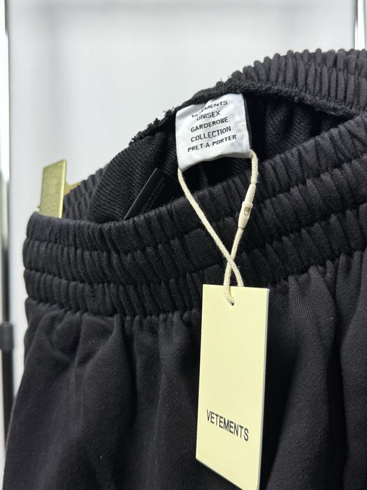 Штани VETEMENTS | Black Vetmo Pants | Бавовняні Спортивні Штани | Люкс