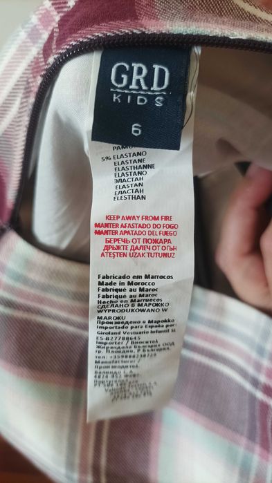 Vestido bordô xadrez