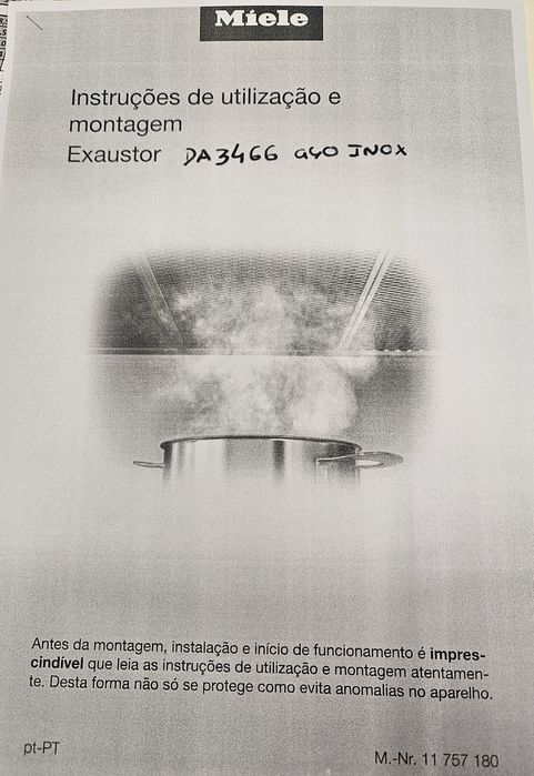 Vendo Exaustor Miele DA3466