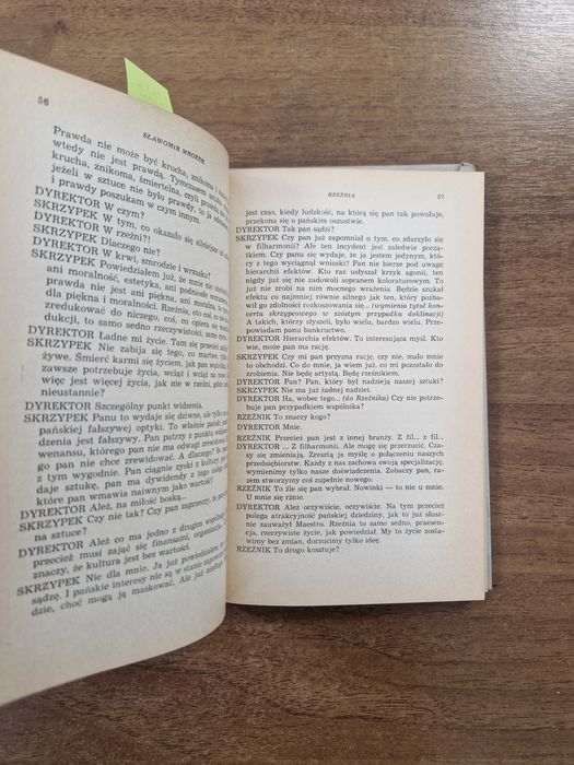 A2323. "Utwory sceniczne nowe" Sławomir Mrożek