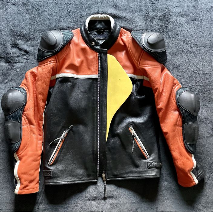 Casaco couro grosso para mota