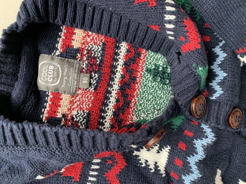 Sweter świąteczny r 80