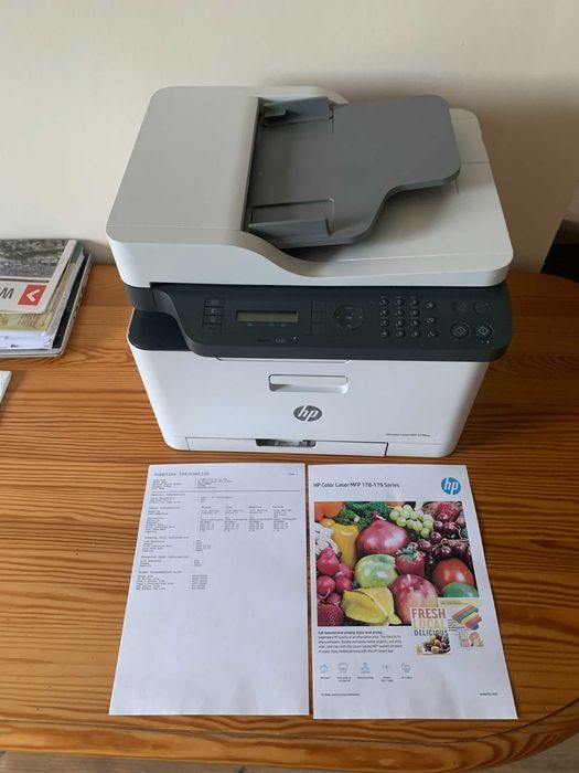 Urządzenie Laserowe drukarka skaner HP Color Laser MFP 179fnw | Wi-Fi ADF  Bardzo niski przebieg WIFI