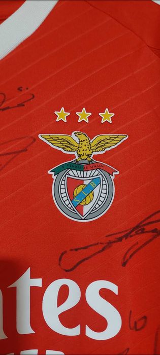 T-shirt Benfica Autografada