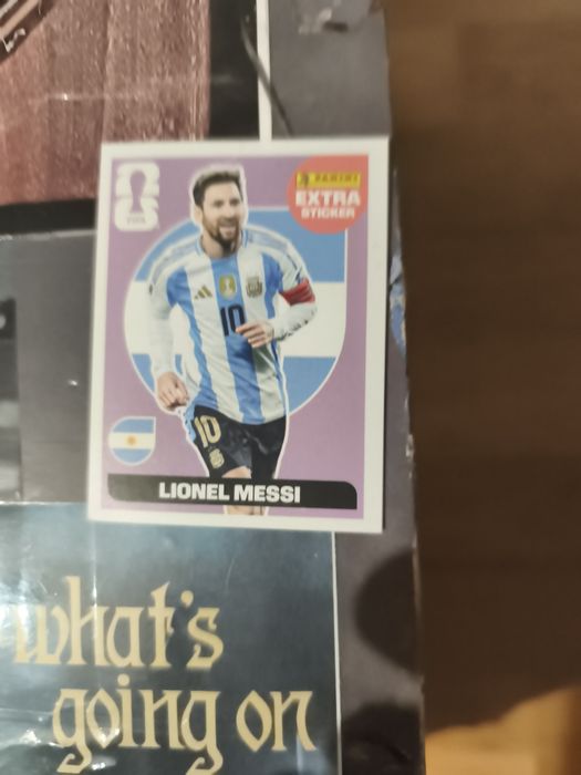 Cromo extra sticker messi