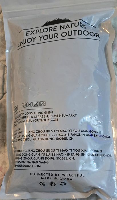Treska / doczep długie czarne włosy