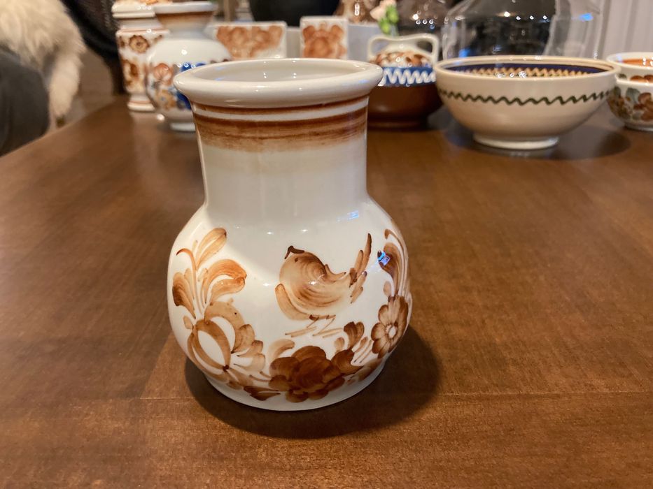 Flakon, pojemnik, fajans